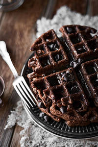 Chocolate Diet Waffle