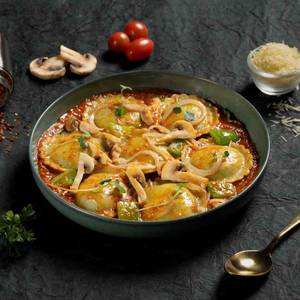 Ravioli In Tomato Sauce &  Mushroom