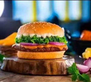 Cheesy veg burger