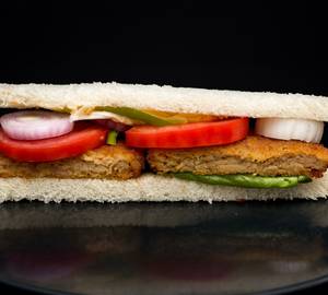 Aloo tikki sandwich