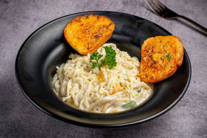 Alfredo Or White Sauce Pasta (jain)