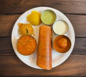 3 Crispy Dosa + 3 vadai +chutni&sambar