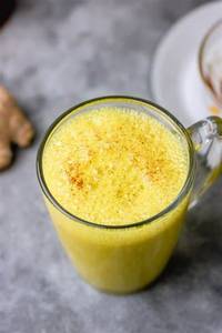 Hot Turmeric Milk With Pepper (Energy 73 Kcal  Protein 7g)