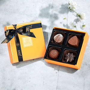 Assorted Delite Choco Pralines Chocolate Box Of 4