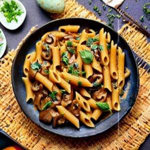 Mushroom marshala pasta