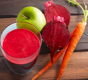 Apple beetroot carrot juice