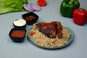 Blockbuster Mandi With Quarter Chicken Shawaya