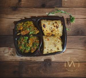 Paratha With Chicken Masala