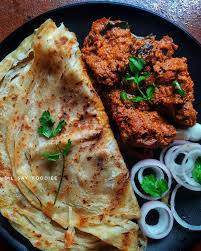Laccha Paratha {2 Pcs} & Chicken Kassa {2 Pcs}