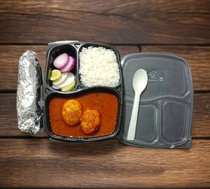 Anda Curry sahuji style Thali