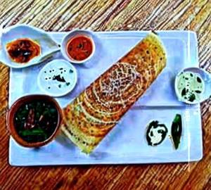 Cheese onion mysore masala dosa oil