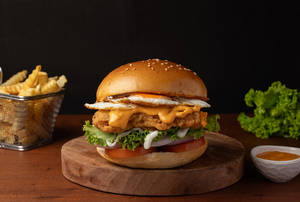 Firey Chicken Burger