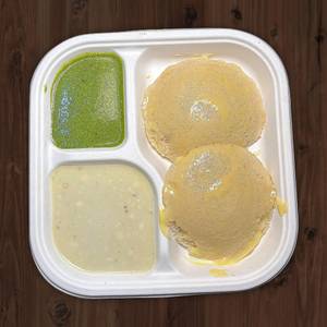 Butter steamed idli (2Pc)