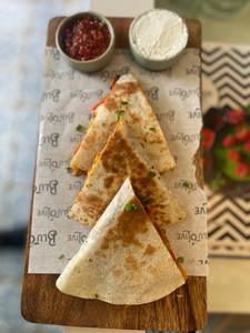 Fajita Cottage Cheese Quesadillas