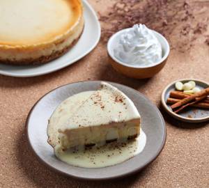 White Chocolate Cinnamon Baked Cheesecake - Regular