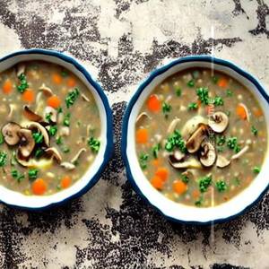Veg Mushroom Soup