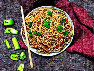 Veg Schezwan Noodles