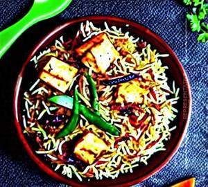 Paneer hyderabadi biryani