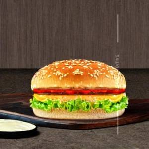 Crispy veg burger