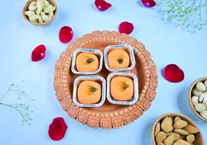 Orange Sandesh [4pcs]