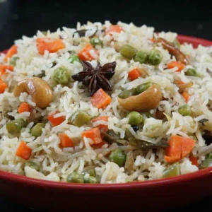 Veg Pulao With Curd