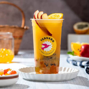 Teavaro Signature Fruit Iced Bubble Tea Fusion