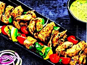 Chicken Afghani Kebab