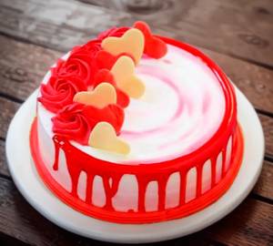 Strawberry cake [ 1 Pound )