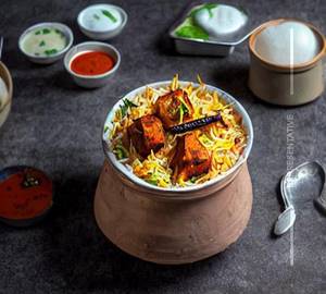 Paneer tikka biryani