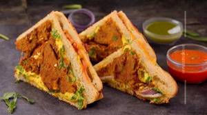 Aloo masala grilled sandwich