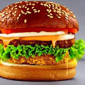 Crunchy veg burger