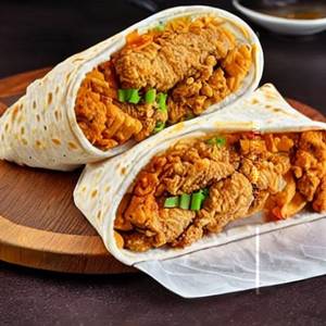 Special Fried Chicken Cheese Wrap