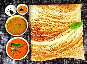 Rava onion masala dosa