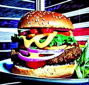 Tandoori Cheese Delight Burger