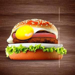 Double Egg Burger