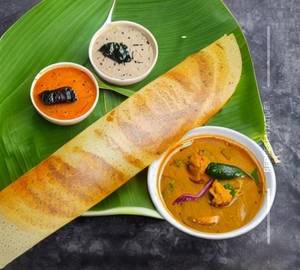 Onion masala dosa
