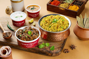 Donne Biryani Rice With Chicken Fry Box