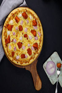 Exotic Tikka Double Burst Pizza