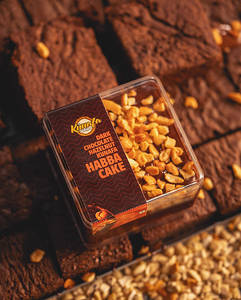 Dark Chocolate Hazlenut Kunafa Habba Cake