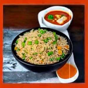 Schezwan veg fried rice