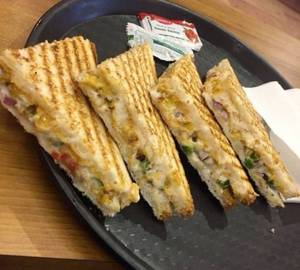 Schezwan fried chicken sandwich