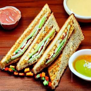 Paneer Cheese Toast Sandwich