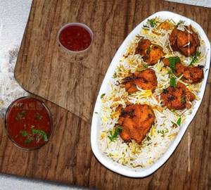 Chicken kebab biryani