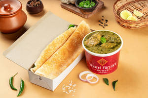 Dosa With Nati Style Chicken Curry