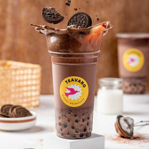 Oreo Cocoa Milk Bubble Tea