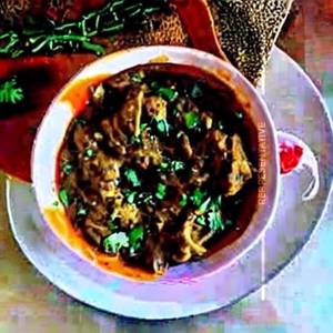 Mutton handi [half]