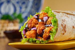 Buldak Chicken Popcorn Korean Wrap (Spicy)