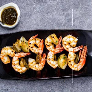 Italian Grilled Prawns