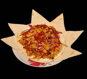 Mexican shawarma plate