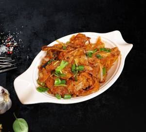 Mushroom chilly parotta